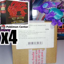 SEALED CASE Sword & Shield Lost Origin Pokemon Center Elite Trainer Box ETB - Image 1