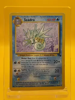 Seadra - 42/62 Fossil Unlimited Uncommon Pokemon - MP - Image 1