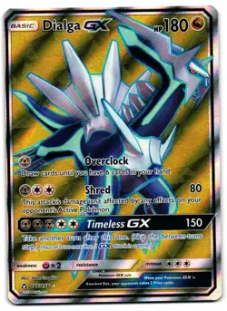Dialga GX 146/156 - Ultra Prism Rare Ultra Pokemon TCG - LP Card - Image 1