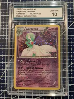 2013 Pokemon Legendary Treasures Radiant Collection Holo Gardevoir RC10 Gem Mint - Image 2