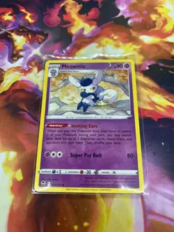 Meowstic 082/195 Swsh12: Sword & Shield - Silver Tempest NM-Mint Pokemon TCG - Image 3