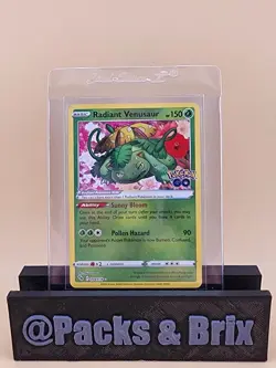 Radiant Venusaur 004/078 Pokemon GO Holo Near MInt NM) - Image 1
