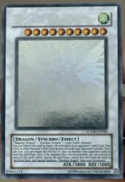 Majestic Star Dragon SOVR-EN040 Ghost Rare NM Yugioh - Image 1