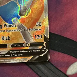 Lucario V SWSH213 Pokemon TCG Black Star Promo Holo Full Art Card NM - Image 2