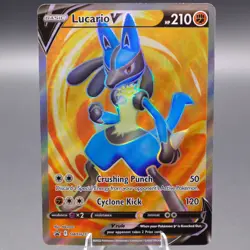 Lucario V SWSH213 Promo SWSH: Sword & Shield Promo Cards Pokemon TCG NM - Image 1