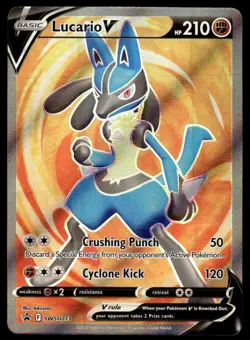 Pokemon TCG SWSH: Sword & Shield Promo Cards #SWSH213 Lucario V NM - Image 1