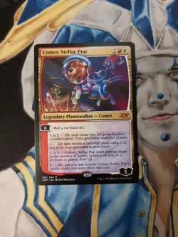 Comet, Stellar Pup MTG Unfinity Mythic Multi-Color Planeswalker Near-Mint x1 - Image 1