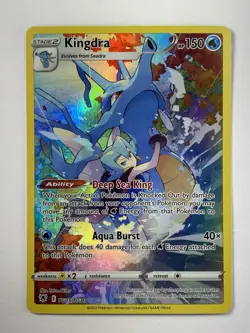 Pokemon: Kingdra Ultra Rare Trainer Gallery Full Art Holo TG03/TG30 (Near Mint) - Image 1