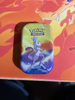 Pokemon TCG Kanto Power Mewtwo Mini Tin EMPTY - Image 1