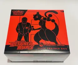 Pokemon Destined Rivals ETB Elite Trainer Box Pokemon Center Exclusive Sealed - Image 1