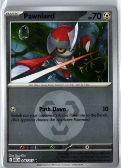 Pawniard (Energy Symbol Pattern) ME: Ascended Heroes 146/217 NM Normal Pokemon - Image 1