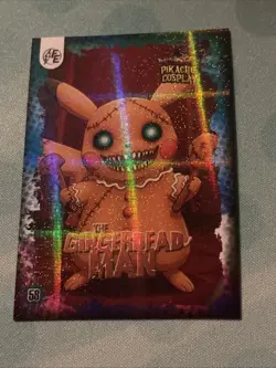 The Gingerdead Man (Pikachu) #58 - Galaxy Holo -Electric Pikachu Cosplay Pokemon - Image 1