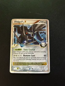 Pokemon TCG Dialga G LV.X Ultra Rare 122/127 Platinum MISS PRINT - Image 2