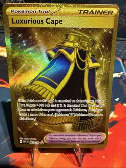 Luxurious Cape 265/182 - Pokemon Paradox Rift Hyper Rare Gold Full Art Holo NM - Image 1