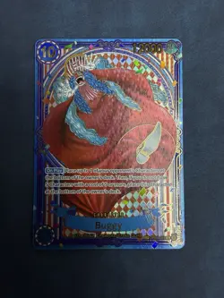 ONE PIECE BUGGY OP09-051 SP GOLD PARALLEL RARE OP14 ENGLISH CARD NM - Image 1