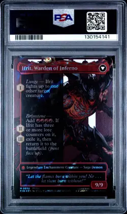 2025 MTG FF SURGE FOIL CLIVE, IFRIT'S DOMINANT/IFRIT, WARDEN OF INFERNO PSA 10 - Image 2