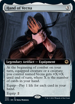 Hand of Vecna (Extended Art) Adventures in the Forgotten Realms NM CARD ABUGames - Image 1