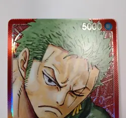 ONE PIECE Card Game Roronoa Zoro Parallel OP01-001 L ROMANCE DAWN Japanese Anime - Image 5