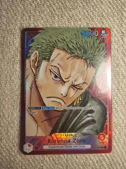Roronoa Zoro (001) (Parallel) OP01-001 Romance Dawn Leader Foil NM or Better - Image 1