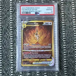 Arceus VSTAR GG70/GG70 Pokemon Crown Zenith - PSA 10 Gem Mint - Image 1