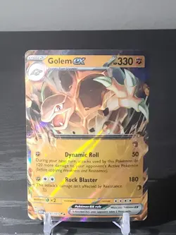 Golem EX 76/165 Holo Ultra Rare Scarlet And Violet Pokemon 151 Card - Mint - Image 1