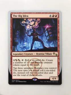 The Big Idea MTG Magic the Gathering Card NM Near Mint Unstable UST - Image 1