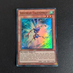 Speedroid Taketomborg HSRD-EN006 1st Edition Super Rare Yu-Gi-Oh Card Near Mint - Image 1