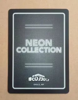My Hero Academia Neon Collection Momo Yaoyorozu Metal Card - Image 2