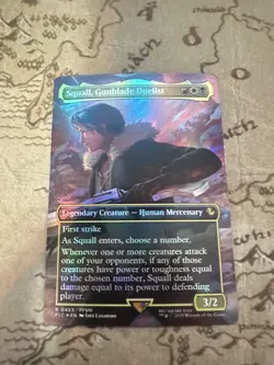 Squall, Gunblade Duelist (Borderless) - FOIL - [Commander: FINAL FANTASY] MTG - Image 1