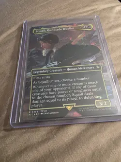 Squall, Gunblade Duelist (Borderless) Commander: Final Fantasy Foil - Image 1
