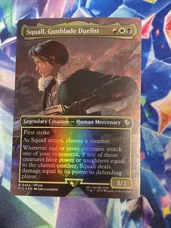 Squall, Gunblade Duelist Borderless Foil x1, MTG, Commander: Final Fantasy - Image 1
