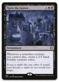 Open the Graves #97 (NM) Starter Commander SCD Magic MTG - Image 1