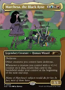 1x Marchesa, the Black Rose (2009) - Foil NM-Mint, English Secret Lair MTG Magic - Image 1