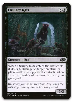 Ossuary Rats #24 (NM) Jumpstart 2022 J22 Magic MTG - Image 1