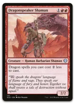 Dragonspeaker Shaman #137 (NM) Starter Commander SCD Magic MTG - Image 1