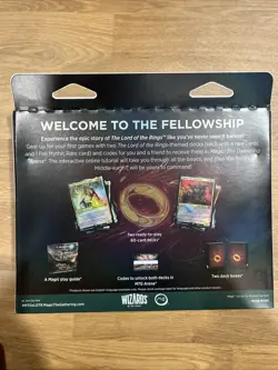 Sealed Magic The Gathering The Lord of the Rings Starter Kit 2 Decks 195166205717 - Image 3