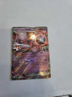 Team Rocket's Mewtwo Ex Play Pokemon Prize Pack Series 8 MINT RARE - Image 1
