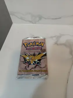 2 WOTC Pokemon Fossil Pack Unlimited Booster Packs Zapdos Aerodactyl Artwork 742818060714 - Image 2