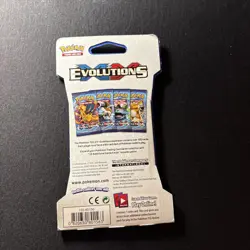 Pokemon XY EVOLUTIONS BOOSTER BLISTER / SLEEVED - NEW / UNOPENED 🍒 - Image 2