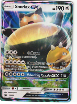 Snorlax GX Promo Pokemon TCG Snorlax GX Box SM05 LP - Image 1