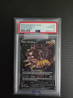 Pokemon 2022 Giratina V 186/196 Alt Art Lost Origin GEM MINT PSA 10 - Image 1