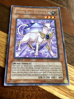 Crystal Beast Amethyst Cat DP07-EN002 1st Edition Rare LP + BONUS - Image 1