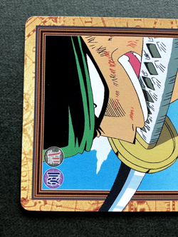 Zoro ONE PIECE Carddass Hyper Battle TCG Japanese Anime Bandai 2000 C74 A - Image 2