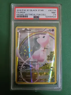 Pokemon TCG Mew XY110 Black Star Promo PSA 7.5 - Image 1