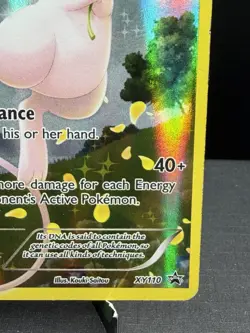 Pokemon TCG XY Mythical Collection Mew XY110 Full Art Black Star Promo Dent/DMG - Image 4