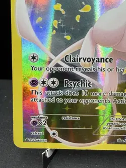 Pokemon TCG XY Mythical Collection Mew XY110 Full Art Black Star Promo Dent/DMG - Image 5