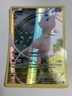 Mew XY110 Black Star Promo Mythical Collection- Full Art- Near Mint- Pokemon TCG - Image 2
