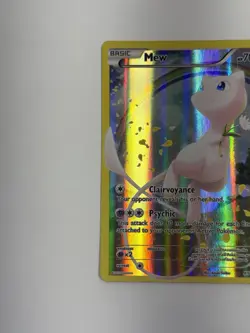 Pokemon TCG Mew XY110 Black Star Promo Mythical Collection Full Art Holo LP - Image 5