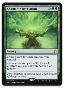Shamanic Revelation #180 (NM) Commander 2019 C19 Magic MTG - Image 1