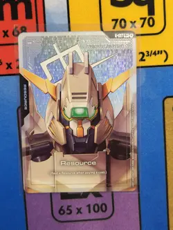 Gundam Gusion Rebake Foil Resource R-027 C+ Alt Art GD03 Steel Requiem Card Game - Image 1